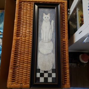 Vintage Framed "Snowball" By Cindy Sampson